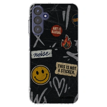 Picasee silikonski prozorni ovitek za Samsung Galaxy A15 A155F 4G - STICKERS x TAGS