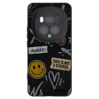 Picasee silikonski črni ovitek za Honor Magic6 Pro - STICKERS x TAGS