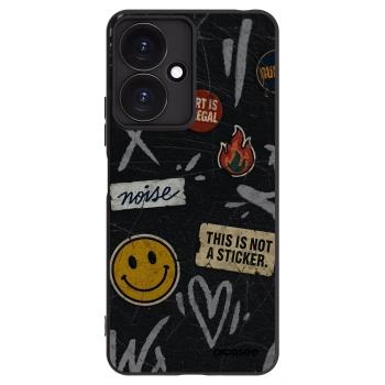 Picasee silikonski črni ovitek za Xiaomi Redmi 13C 5G - STICKERS x TAGS
