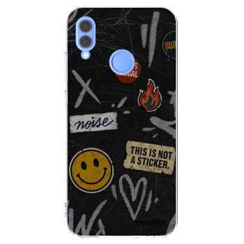 Picasee silikonski prozorni ovitek za Honor 10 Lite - STICKERS x TAGS