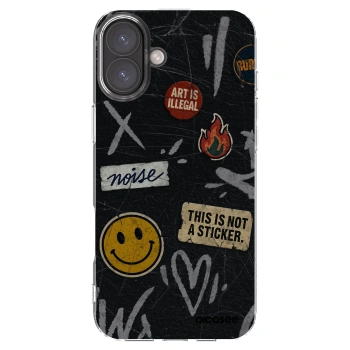 Picasee silikonski prozorni ovitek za Apple iPhone 16 Plus - STICKERS x TAGS