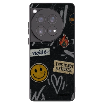 Picasee silikonski črni ovitek za OnePlus 12 5G - STICKERS x TAGS