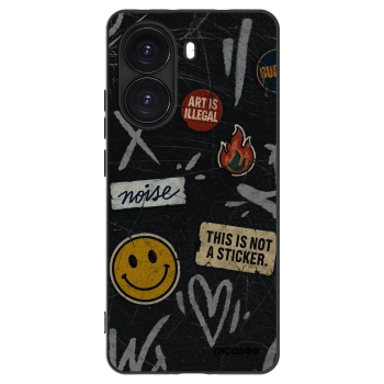 Picasee silikonski črni ovitek za Xiaomi Poco X7 Pro 5G - STICKERS x TAGS