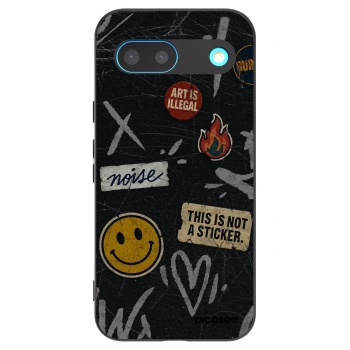 Picasee silikonski črni ovitek za Google Pixel 8 - STICKERS x TAGS