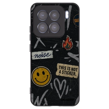 Picasee silikonski črni ovitek za Xiaomi 15 - STICKERS x TAGS