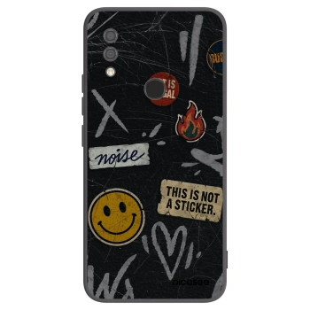Picasee silikonski črni ovitek za Xiaomi Redmi 7 - STICKERS x TAGS