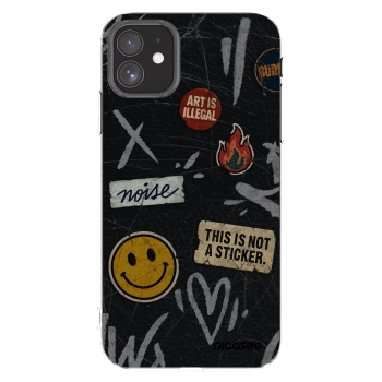 Picasee silikonski prozorni ovitek za Apple iPhone 11 - STICKERS x TAGS