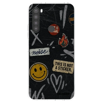 Picasee silikonski prozorni ovitek za Xiaomi Redmi Note 8 - STICKERS x TAGS