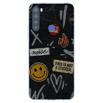 Picasee silikonski prozorni ovitek za Xiaomi Redmi Note 8T - STICKERS x TAGS