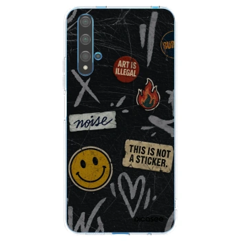 Picasee silikonski prozorni ovitek za Huawei Nova 5T - STICKERS x TAGS