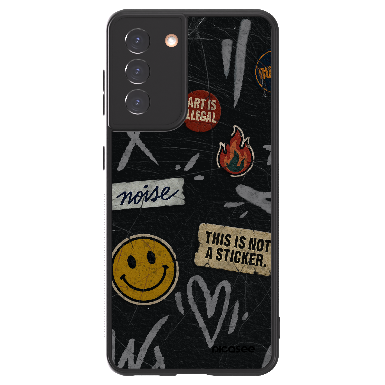 Picasee ULTIMATE CASE za Samsung Galaxy S21 5G G991B - STICKERS x TAGS