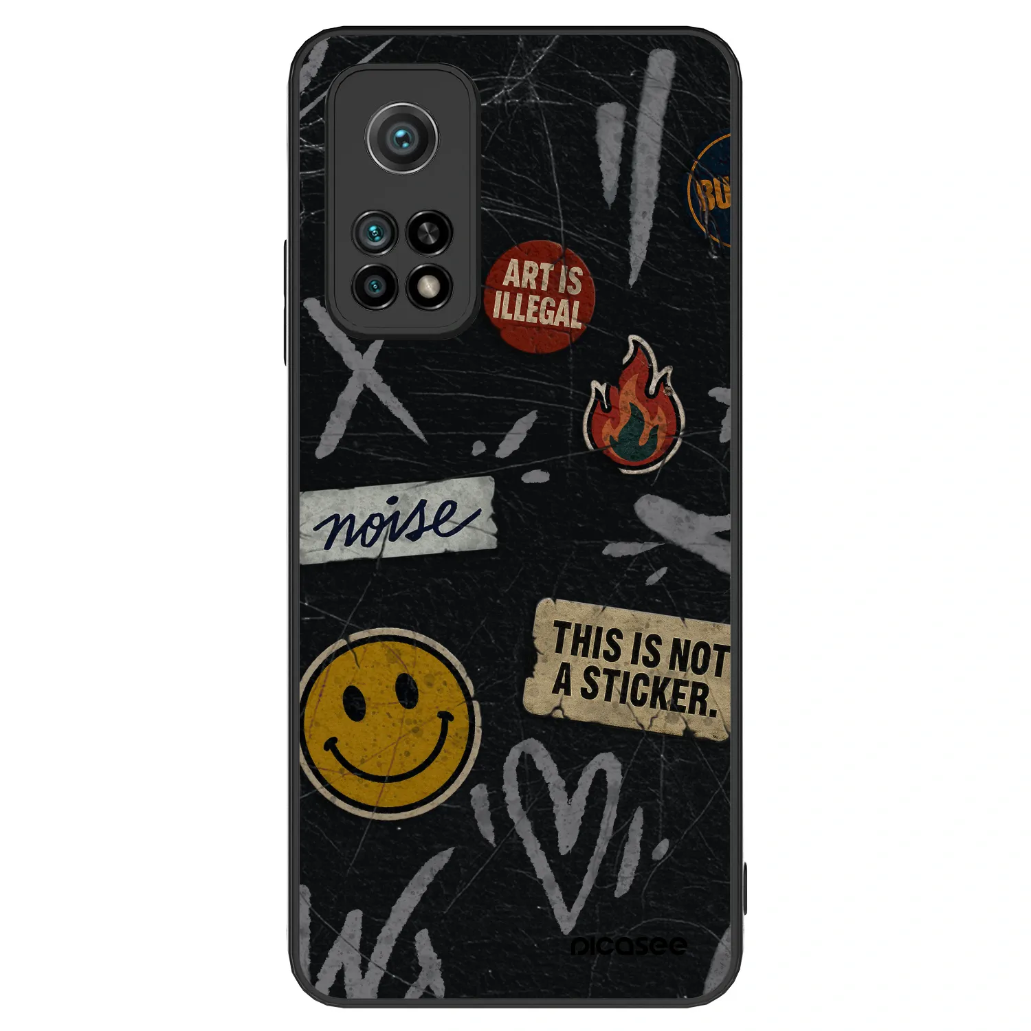 Picasee ULTIMATE CASE za Xiaomi Mi 10T Pro - STICKERS x TAGS