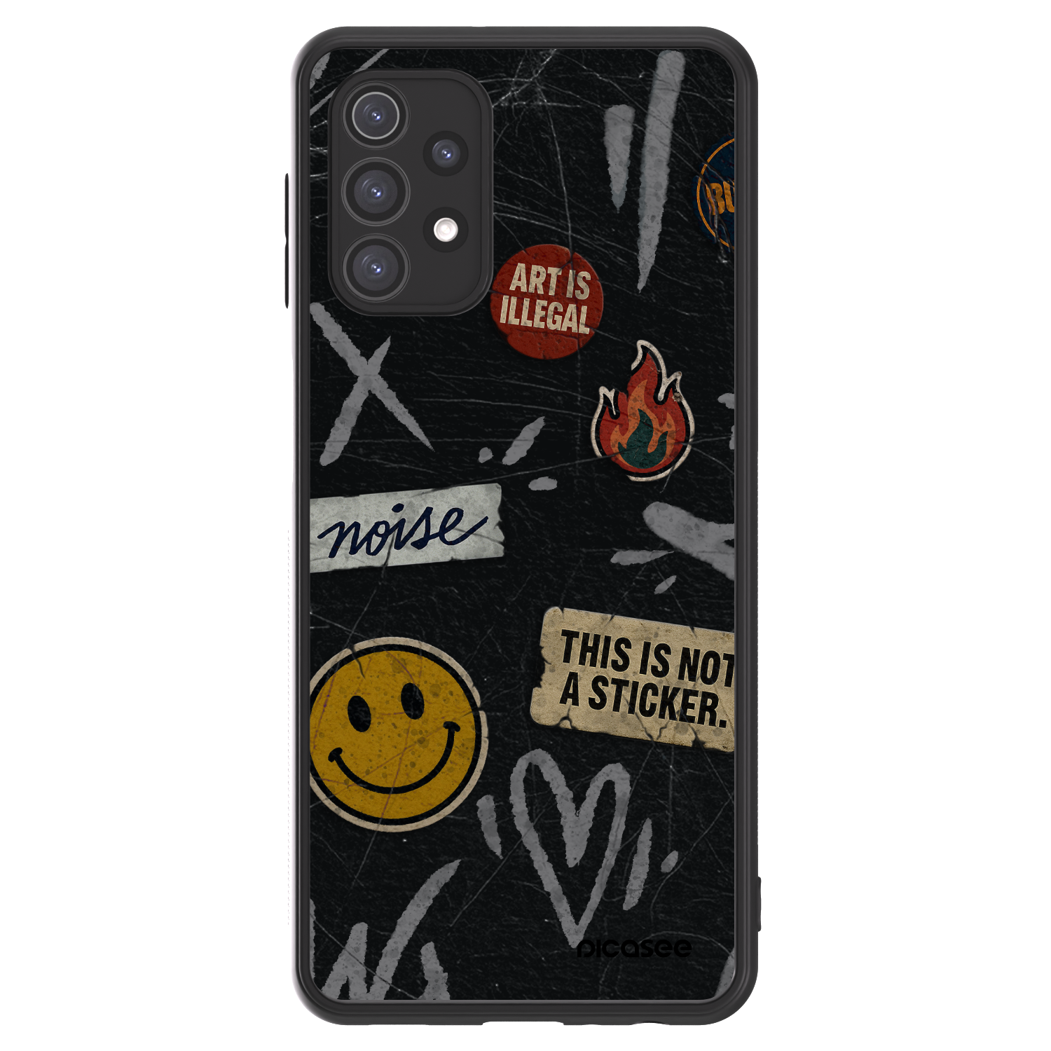 Picasee ULTIMATE CASE za Samsung Galaxy A32 5G A326B - STICKERS x TAGS