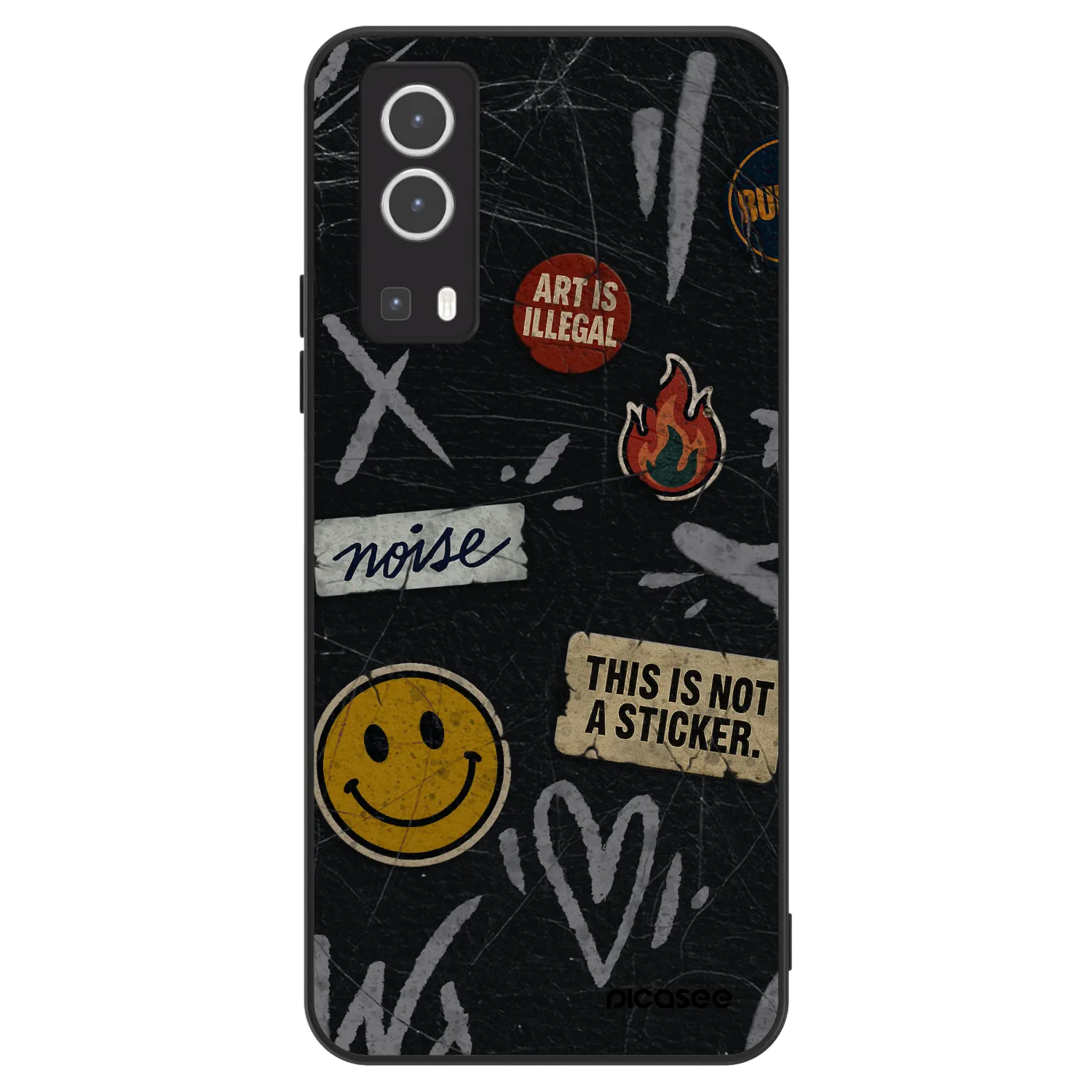 Picasee ULTIMATE CASE za Vivo Y72 5G - STICKERS x TAGS