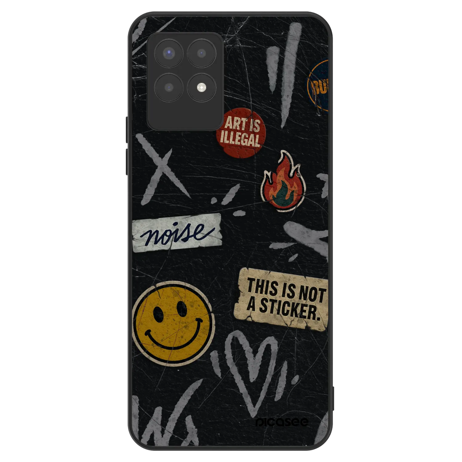 Picasee ULTIMATE CASE za Realme 8i - STICKERS x TAGS
