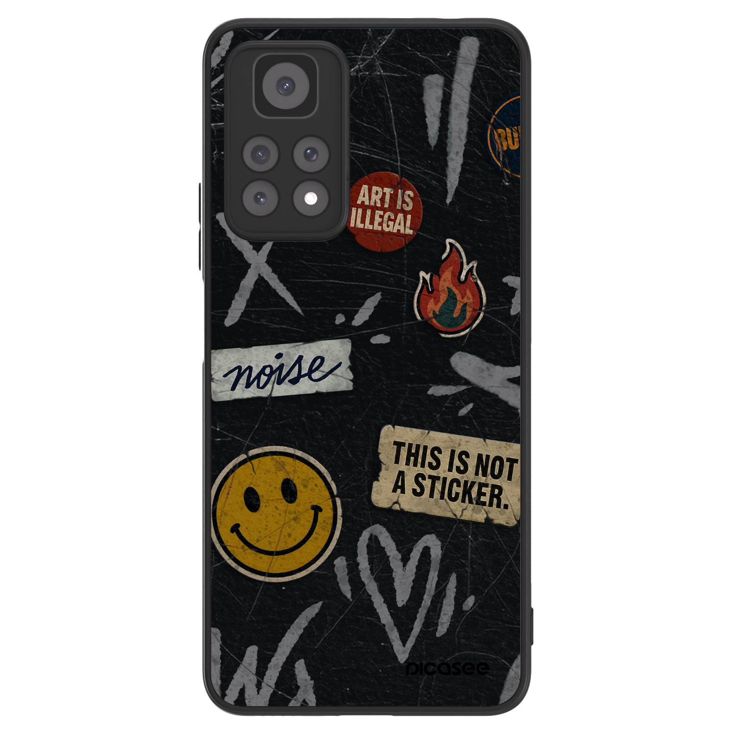 Picasee ULTIMATE CASE za Xiaomi Redmi Note 11 Pro - STICKERS x TAGS