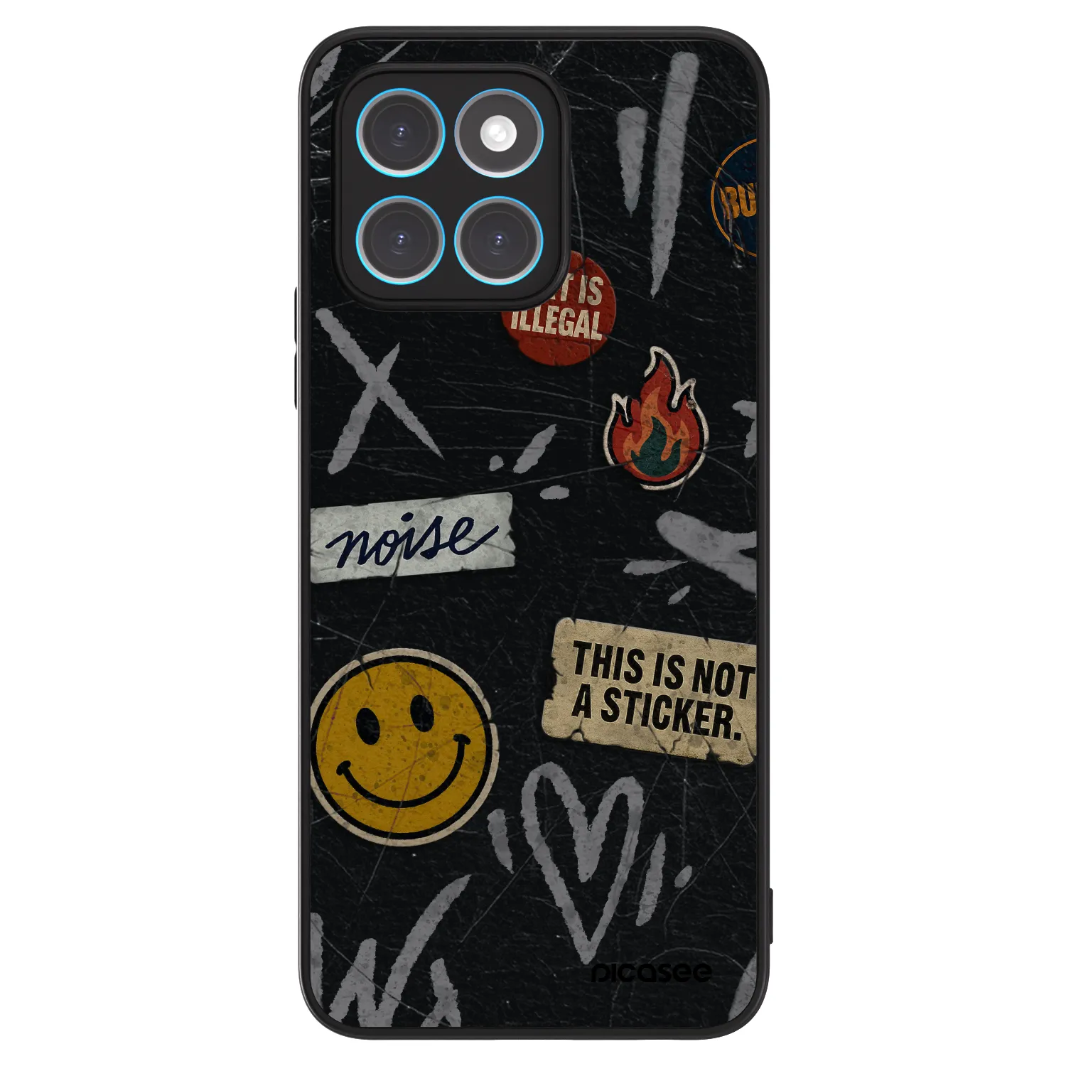 Picasee ULTIMATE CASE za Honor X8 4G - STICKERS x TAGS