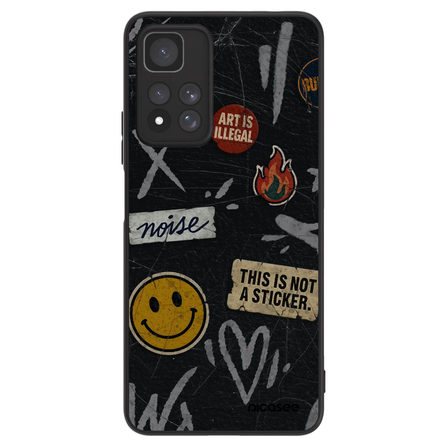 Picasee ULTIMATE CASE za Xiaomi Redmi Note 11 Pro+ 5G - STICKERS x TAGS