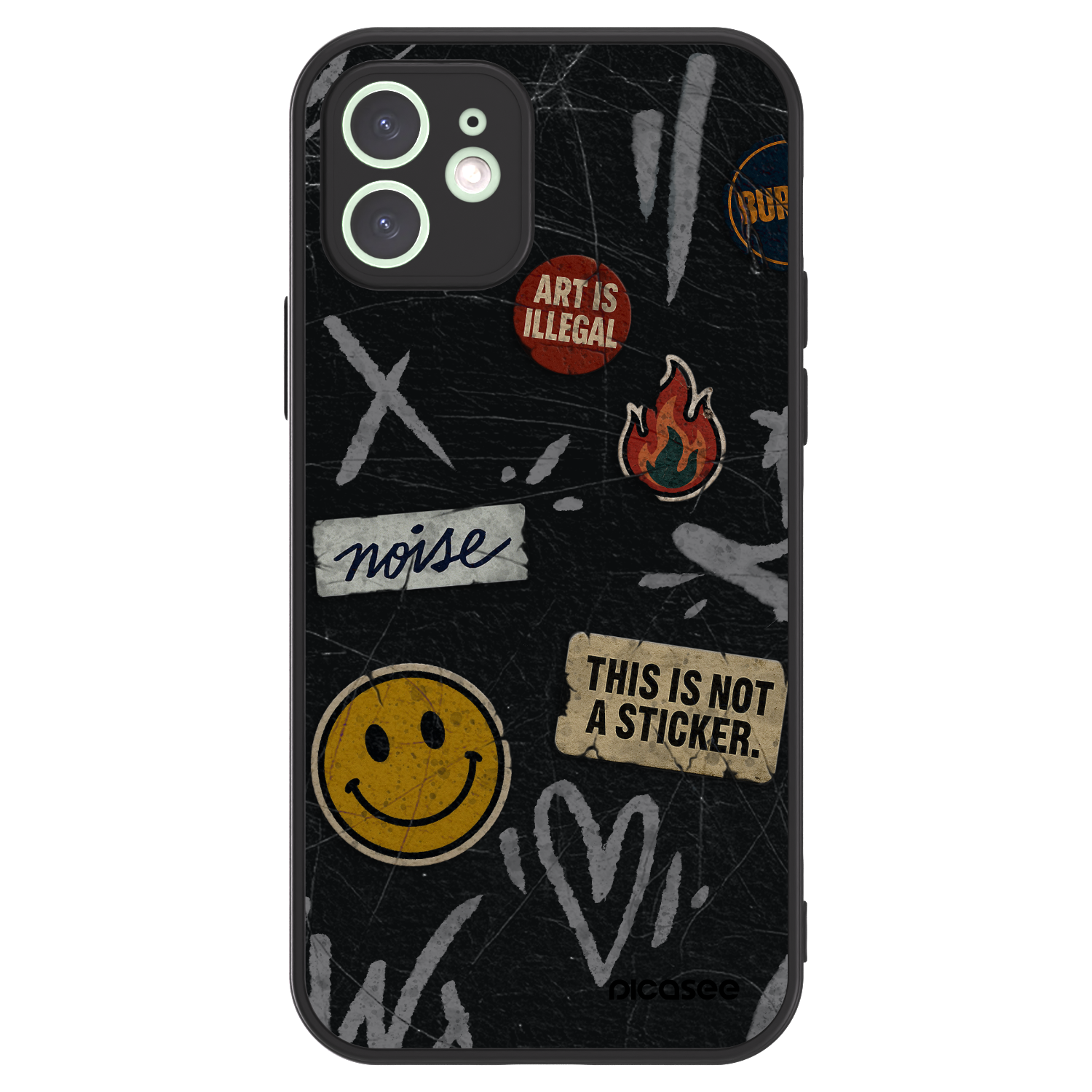 Picasee ULTIMATE CASE MagSafe za Apple iPhone 12 - STICKERS x TAGS