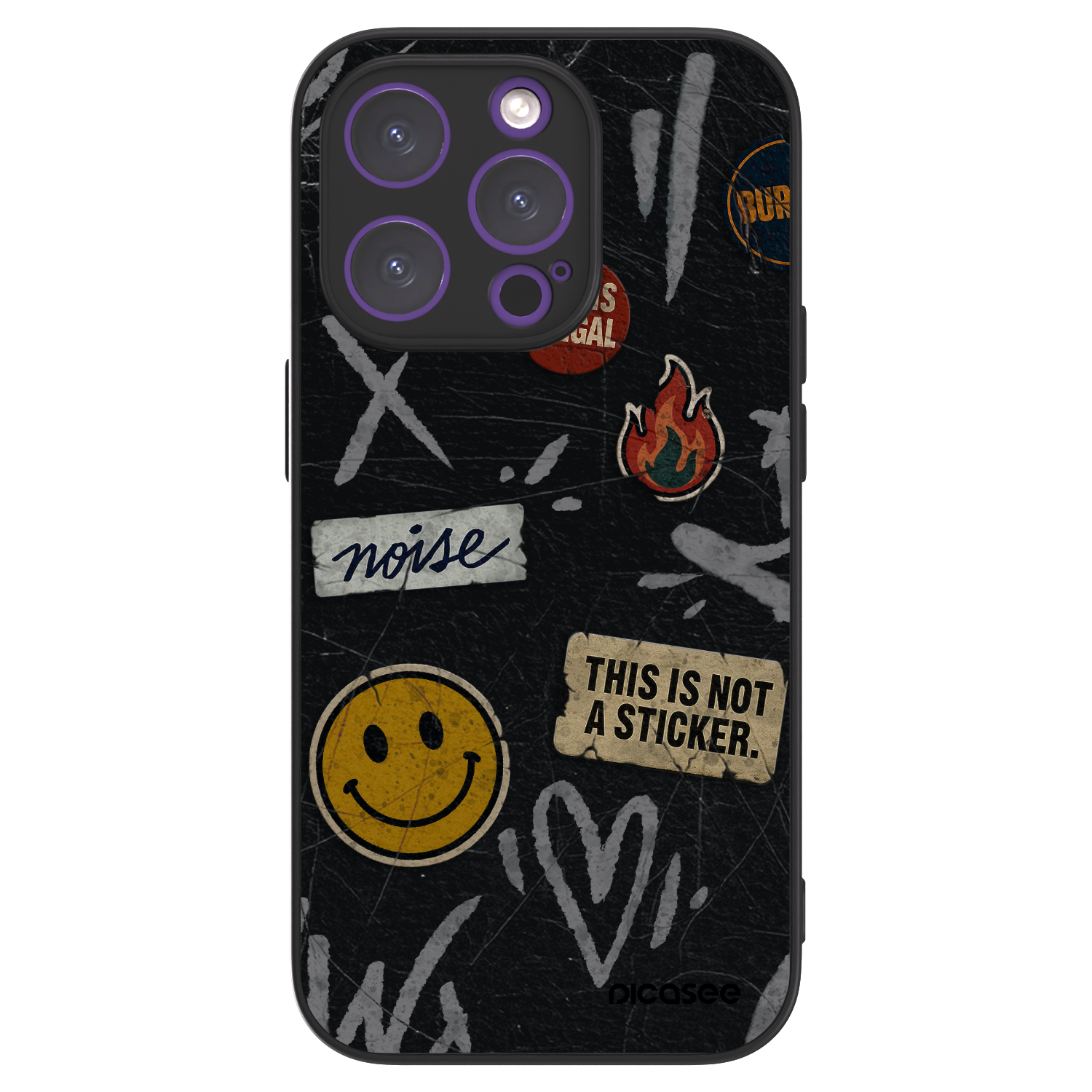 Picasee ULTIMATE CASE MagSafe za Apple iPhone 14 Pro - STICKERS x TAGS