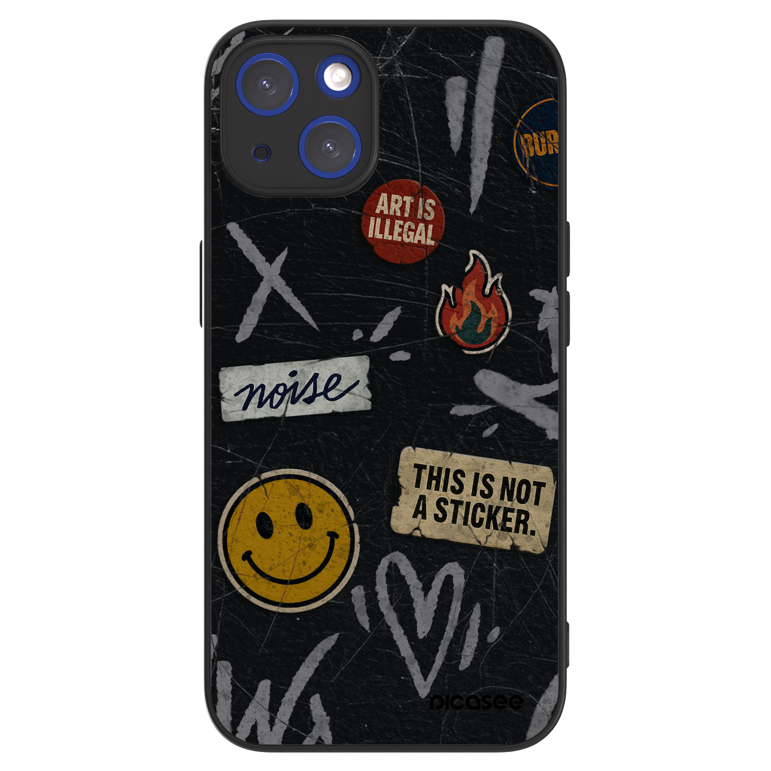 Picasee ULTIMATE CASE MagSafe za Apple iPhone 14 - STICKERS x TAGS