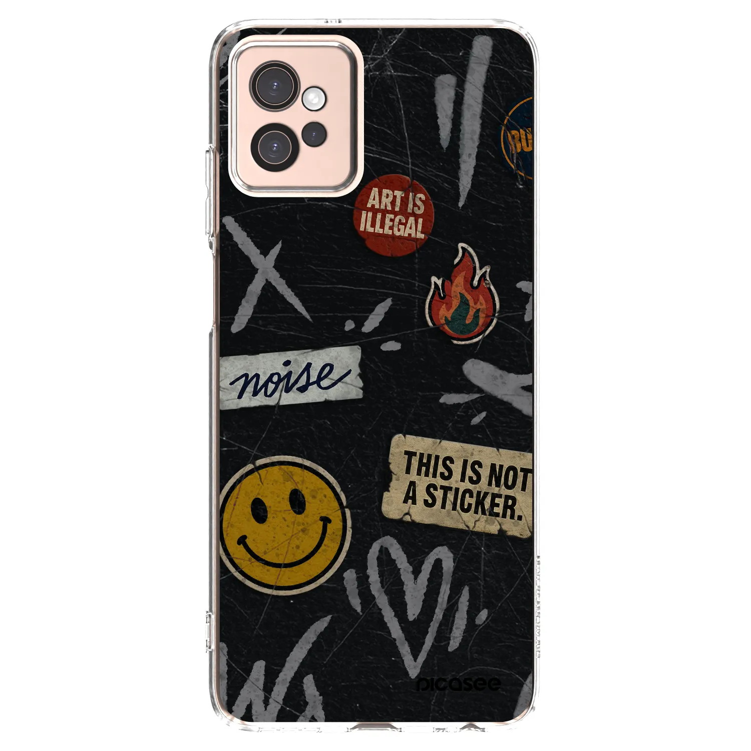 Picasee silikonski prozorni ovitek za Motorola Moto G32 - STICKERS x TAGS