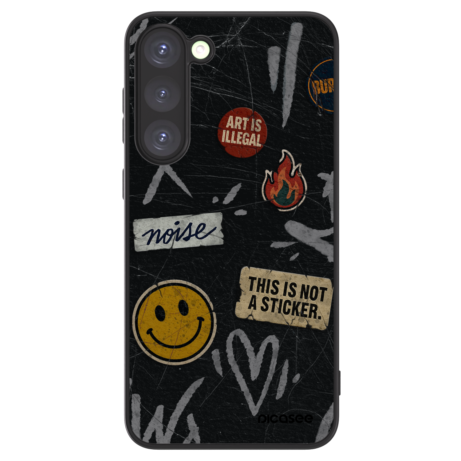 Picasee ULTIMATE CASE za Samsung Galaxy S23+ 5G - STICKERS x TAGS