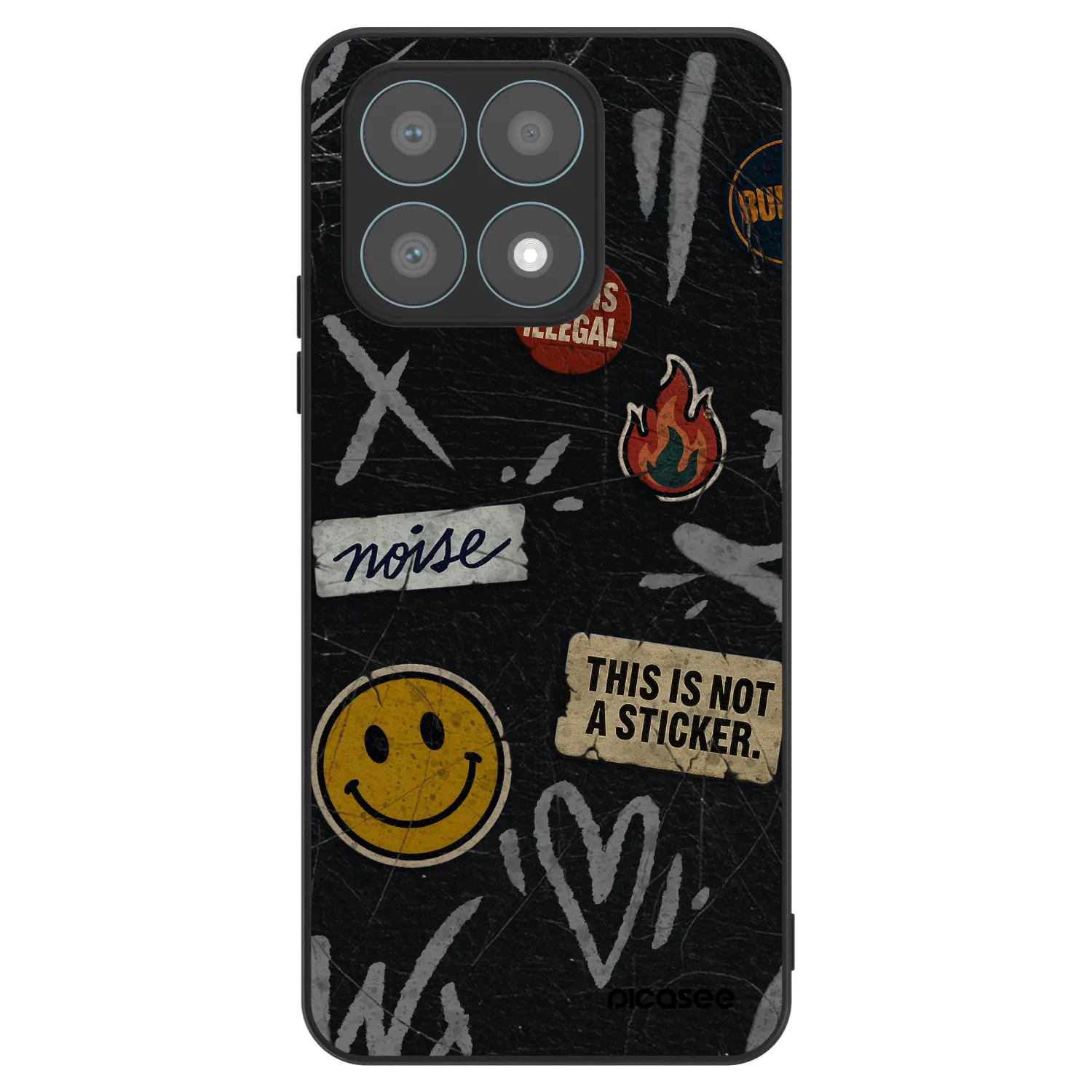 Picasee ULTIMATE CASE za Honor X8a - STICKERS x TAGS