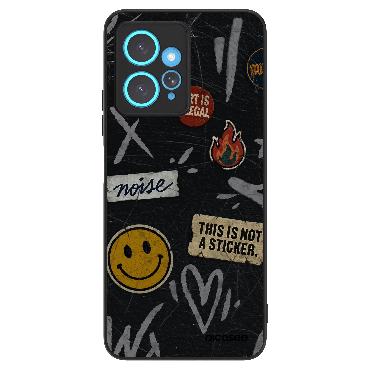 Picasee ULTIMATE CASE za Xiaomi Redmi Note 12 4G - STICKERS x TAGS