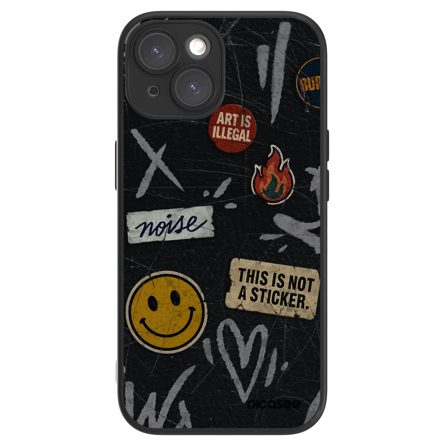 Picasee ULTIMATE CASE MagSafe za Apple iPhone 15 - STICKERS x TAGS