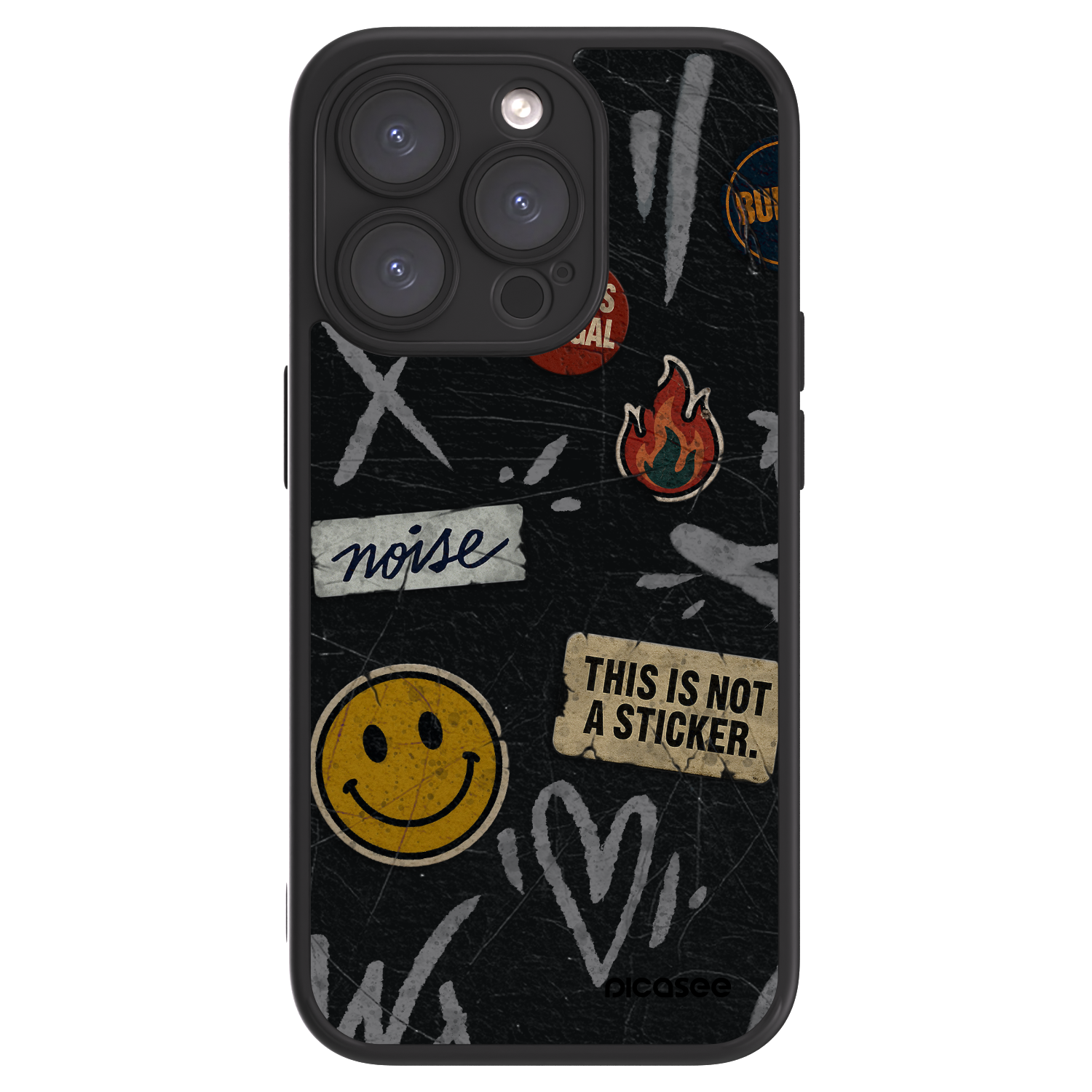 Picasee ULTIMATE CASE MagSafe za Apple iPhone 15 Pro - STICKERS x TAGS