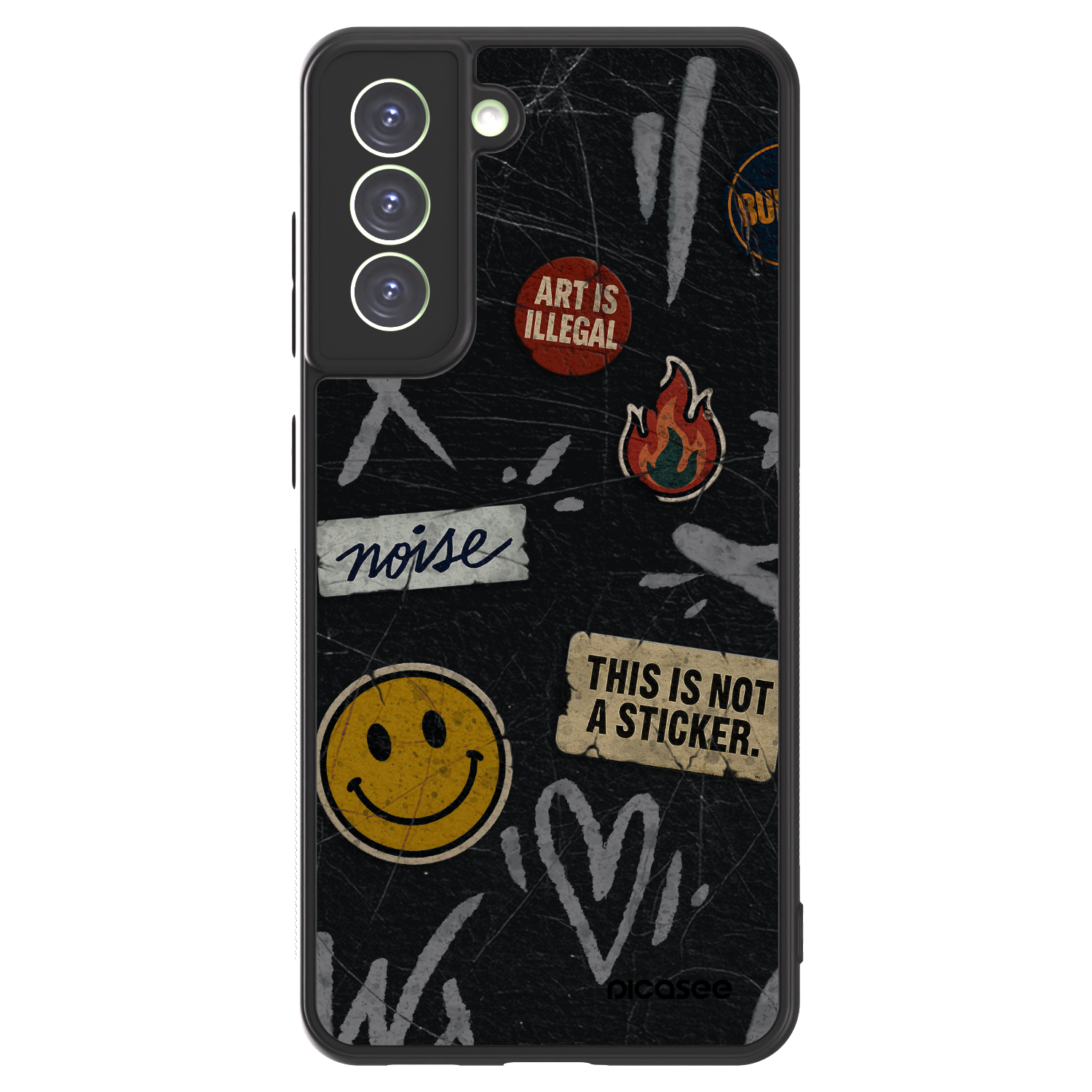 Picasee ULTIMATE CASE PowerShare za Samsung Galaxy S21 FE 5G - STICKERS x TAGS