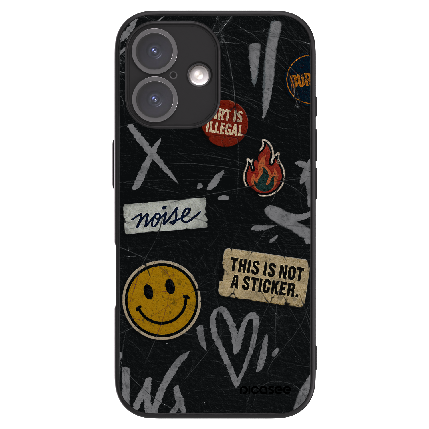 Picasee ULTIMATE CASE MagSafe za Apple iPhone 16 - STICKERS x TAGS