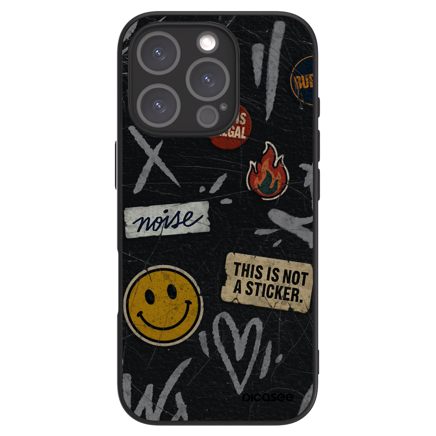 Picasee ULTIMATE CASE MagSafe za Apple iPhone 16 Pro - STICKERS x TAGS