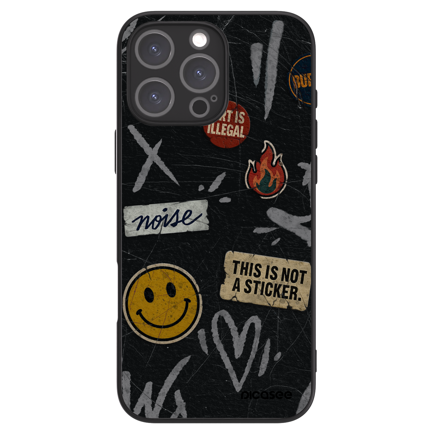 Picasee ULTIMATE CASE MagSafe za Apple iPhone 16 Pro Max - STICKERS x TAGS
