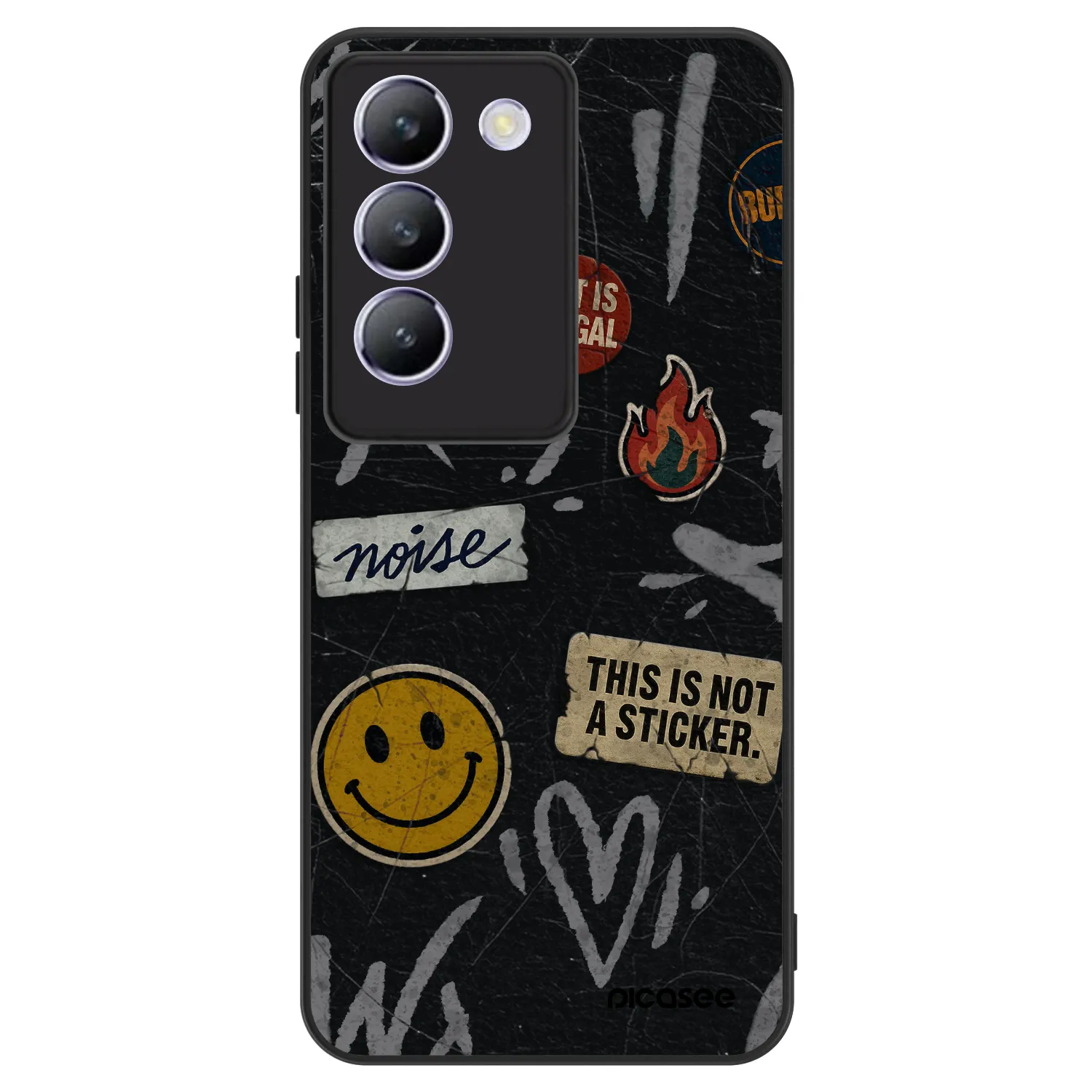 Picasee ULTIMATE CASE za Vivo V40 SE 5G - STICKERS x TAGS