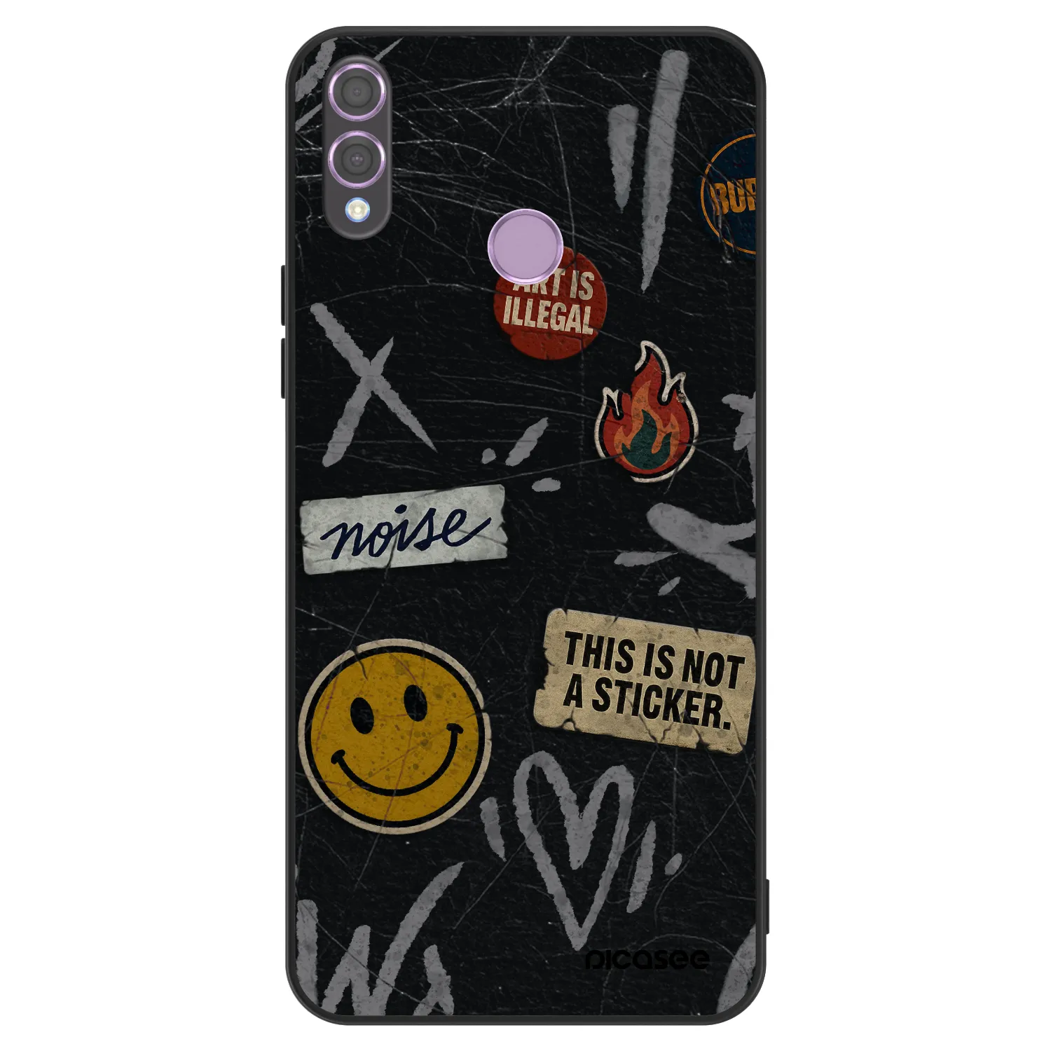 Picasee ULTIMATE CASE za Honor 8X - STICKERS x TAGS
