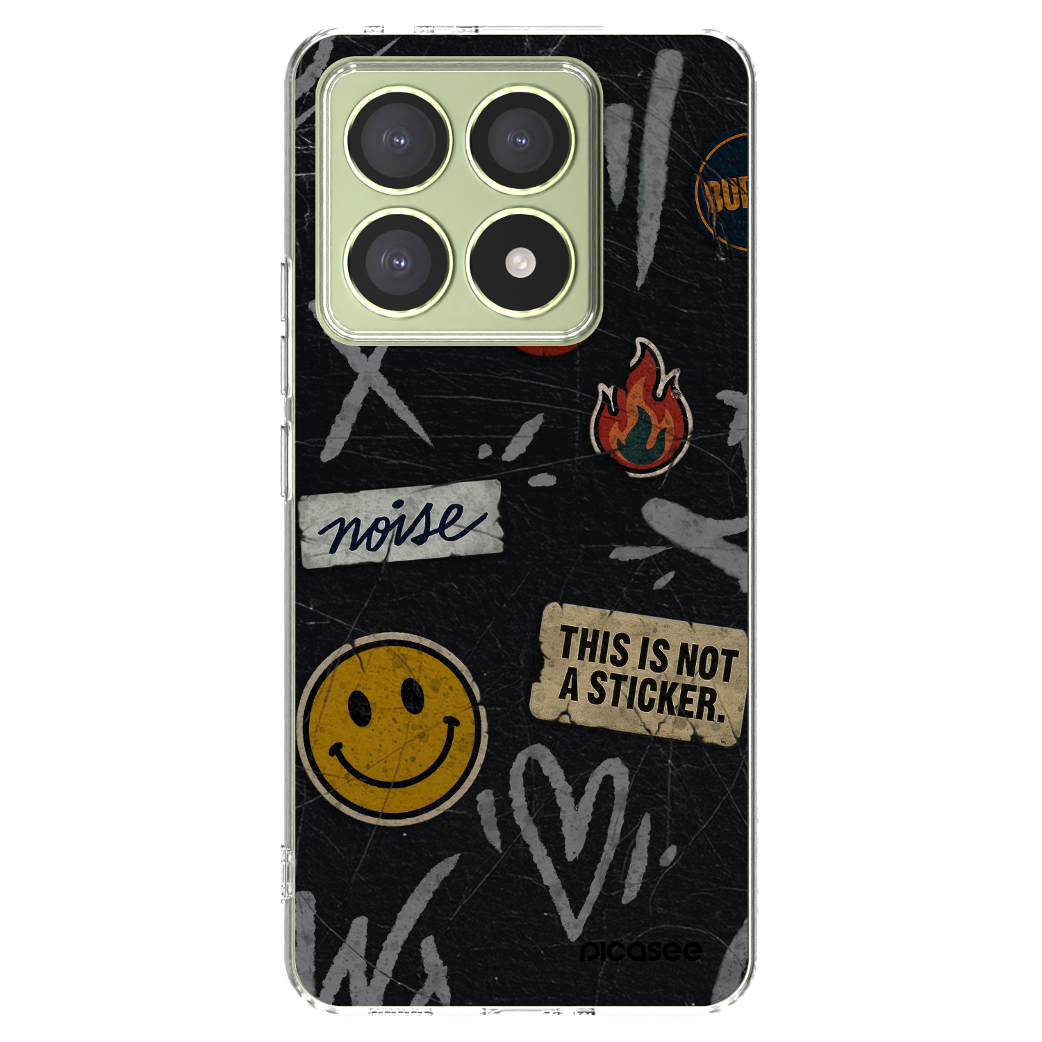 Picasee silikonski prozorni ovitek za Xiaomi 14T - STICKERS x TAGS