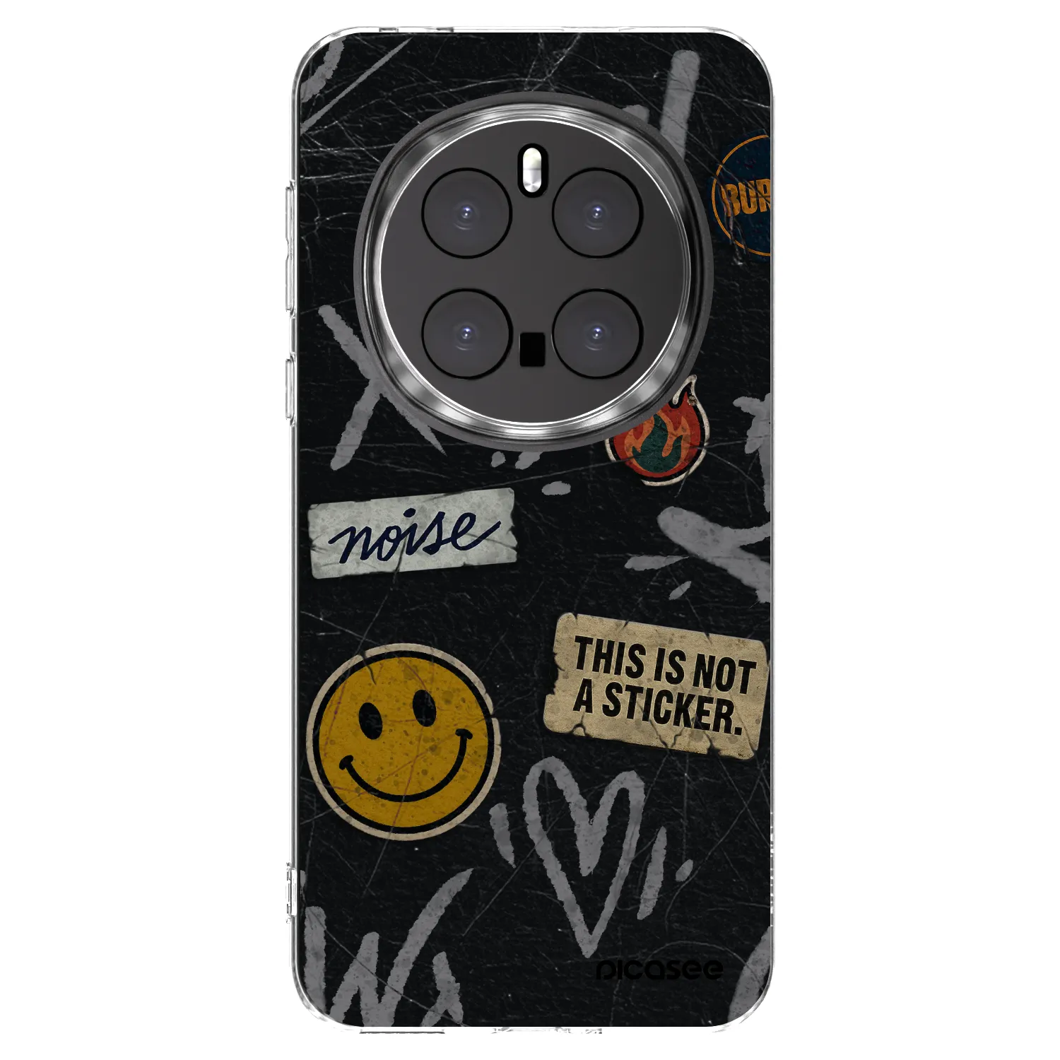 Picasee silikonski prozorni ovitek za Honor Magic7 Pro 5G - STICKERS x TAGS