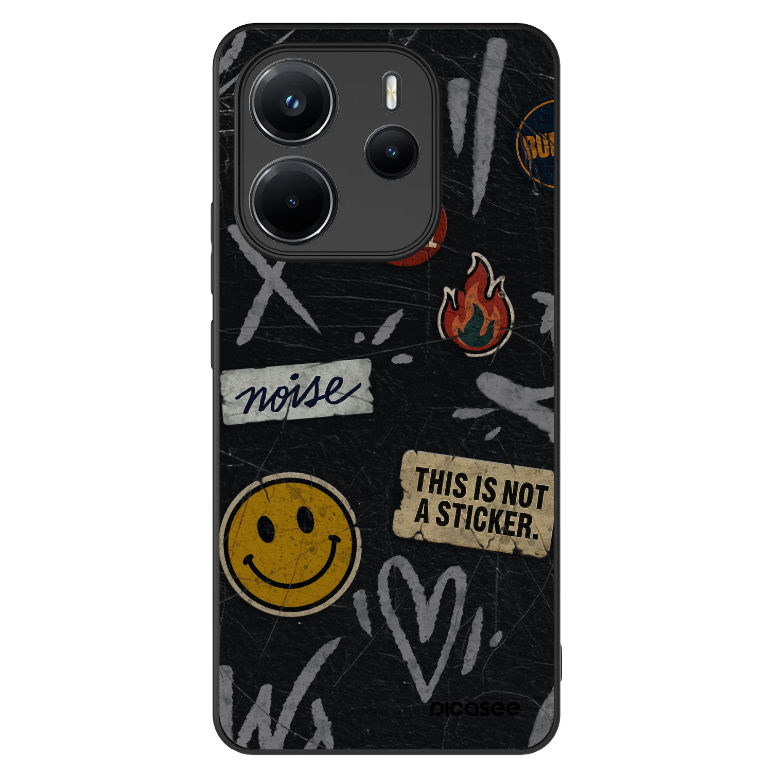 Picasee ULTIMATE CASE za Xiaomi Redmi Note 14 4G - STICKERS x TAGS