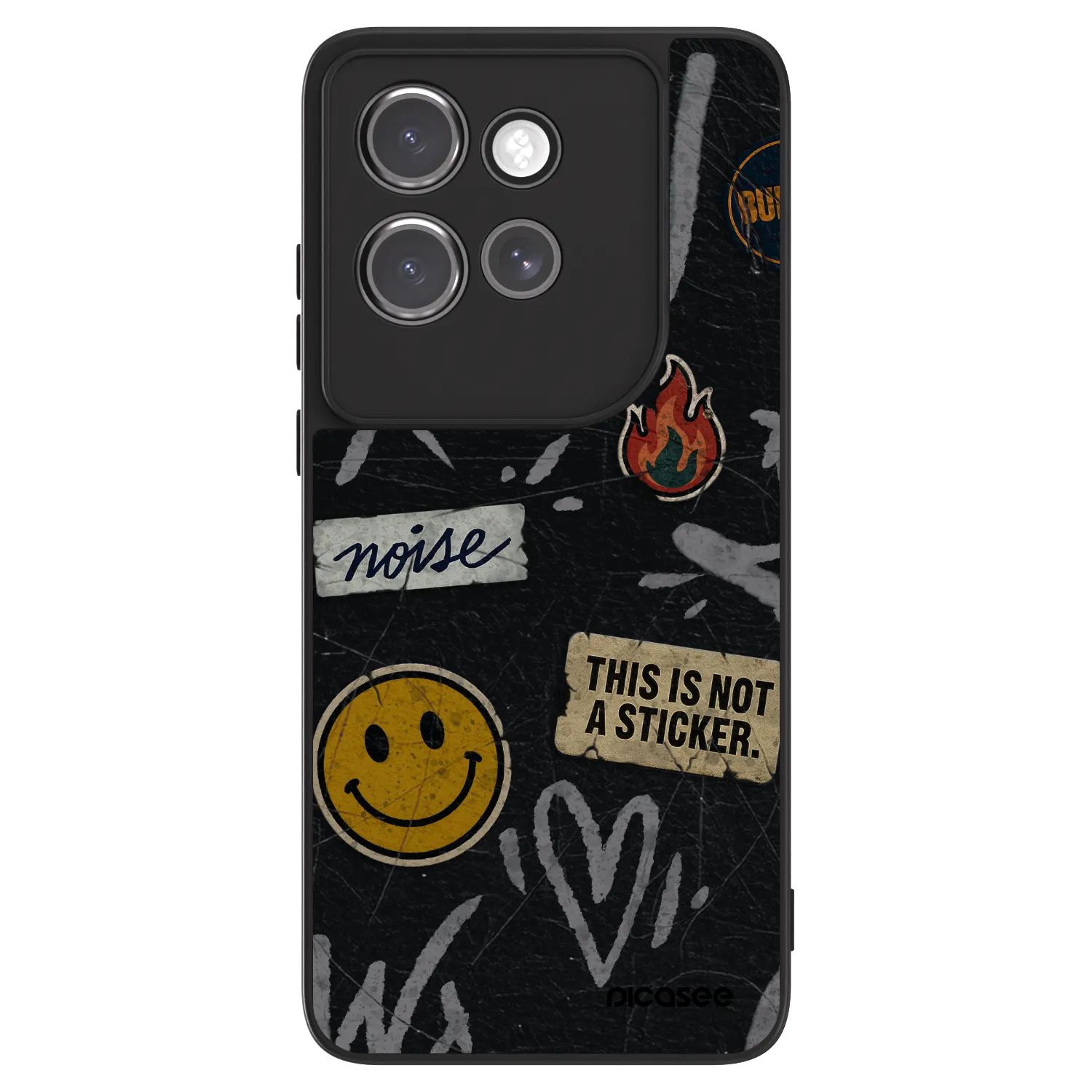 Picasee ULTIMATE CASE za Motorola Edge 50 Neo - STICKERS x TAGS