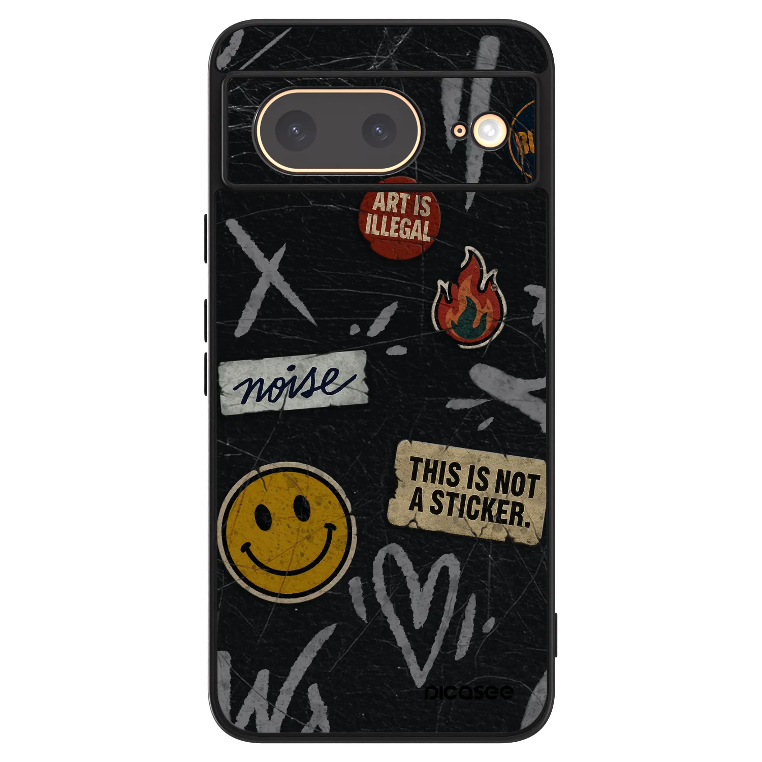Picasee ULTIMATE CASE za Google Pixel 8 - STICKERS x TAGS