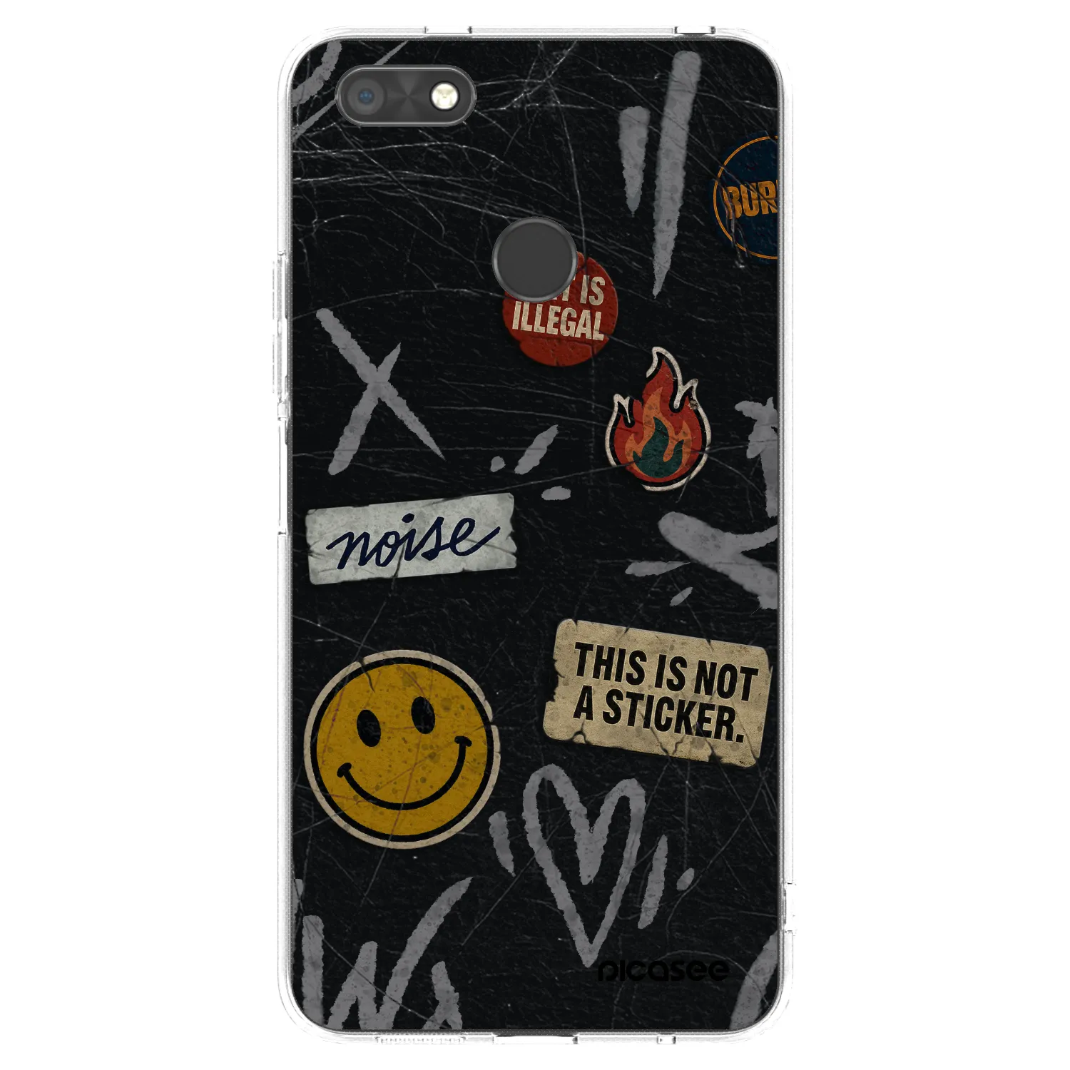 Picasee silikonski prozorni ovitek za Huawei P9 Lite Mini - STICKERS x TAGS
