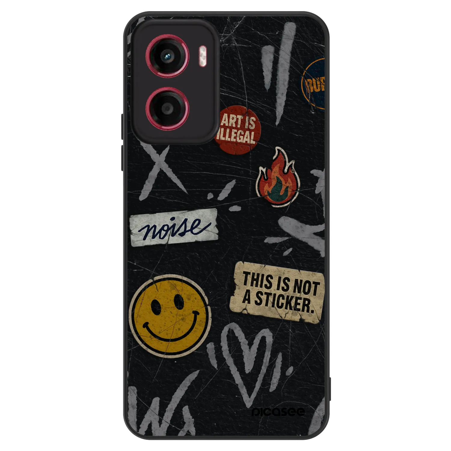 Picasee ULTIMATE CASE za Motorola Moto G05 - STICKERS x TAGS