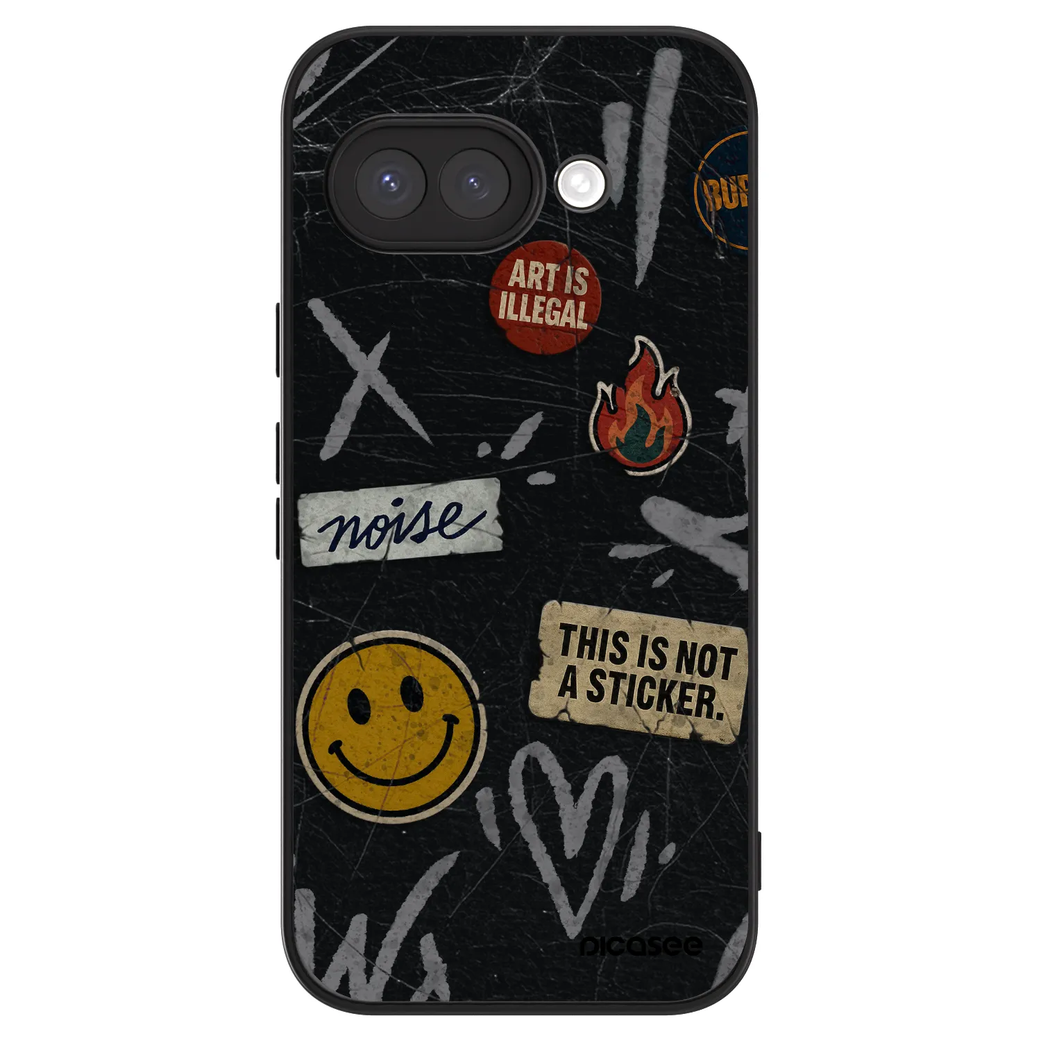 Picasee ULTIMATE CASE za Google Pixel 9a - STICKERS x TAGS