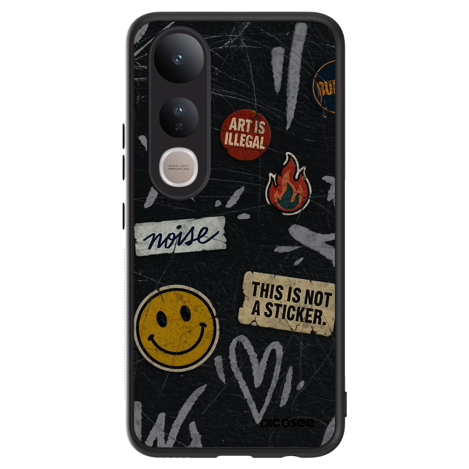 Picasee ULTIMATE CASE za Vivo V50 Lite 5G - STICKERS x TAGS