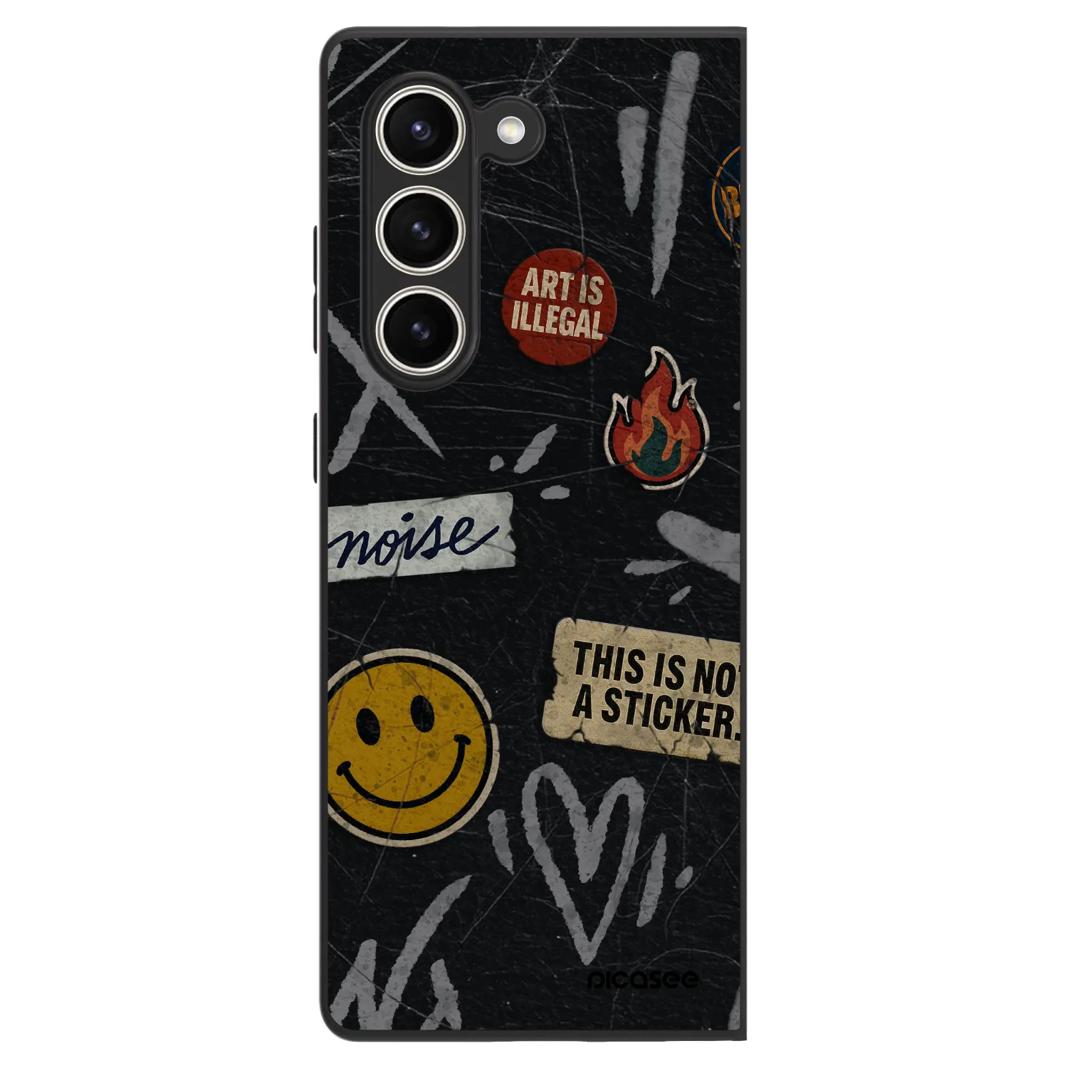 Picasee ULTIMATE CASE za Samsung Galaxy Z Fold5 5G - STICKERS x TAGS