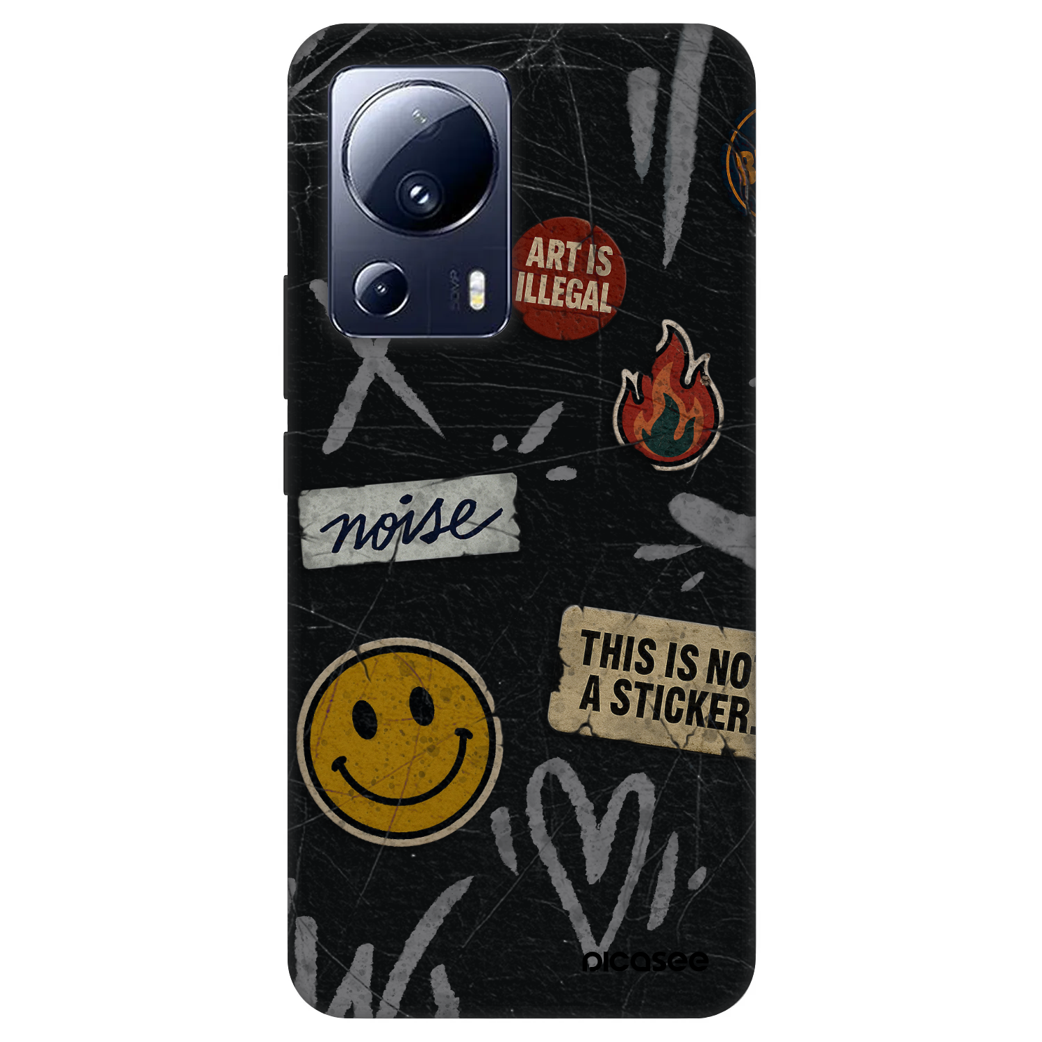 Picasee Fashion Case za Xiaomi 13 Lite - STICKERS x TAGS