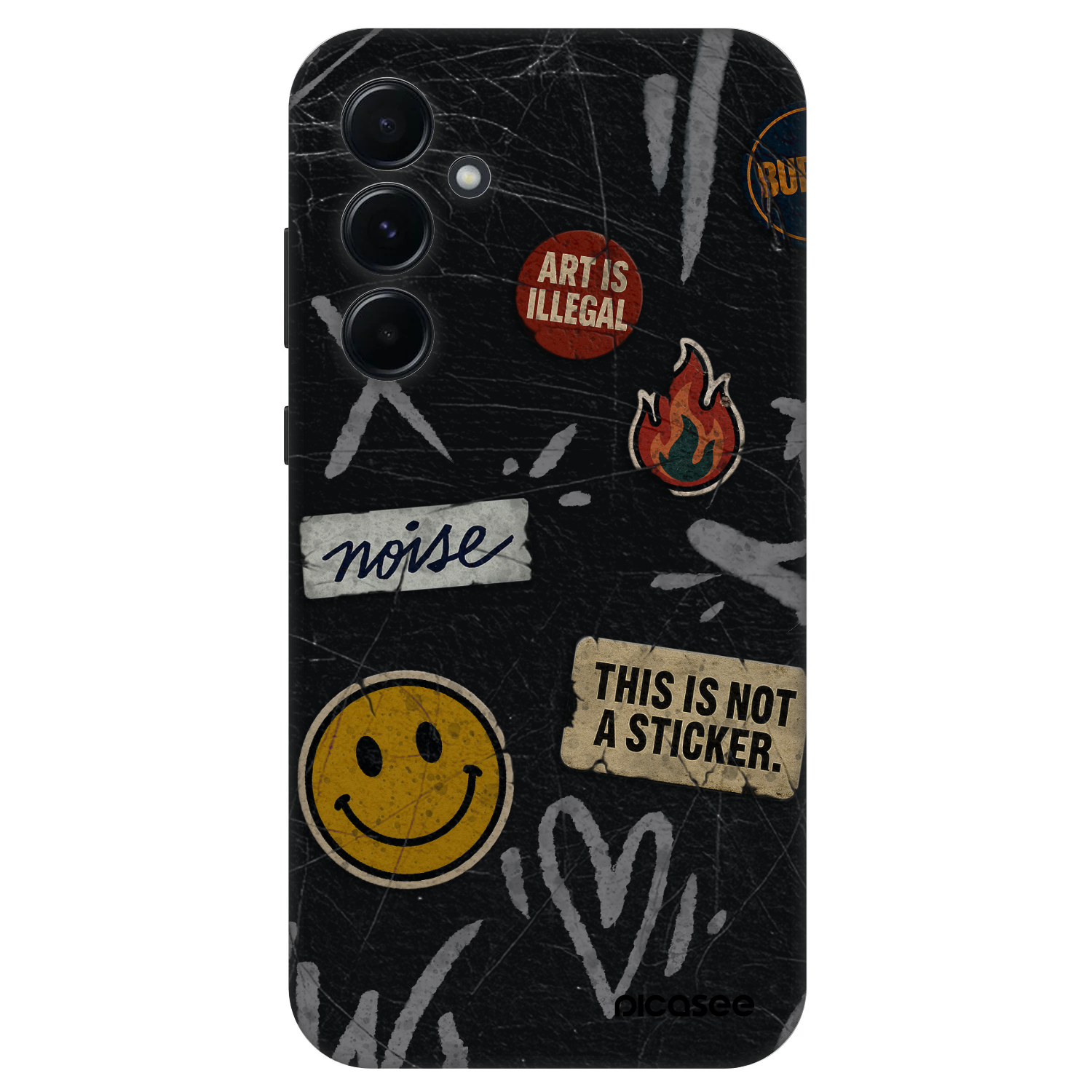 Picasee Fashion Case za Samsung Galaxy A55 5G A556B - STICKERS x TAGS