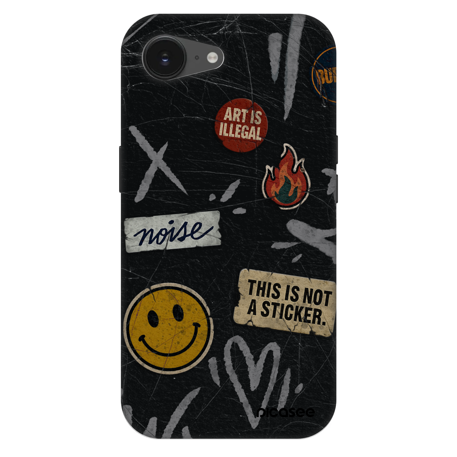 Picasee Fashion Case MagSafe za Apple iPhone 16e - STICKERS x TAGS